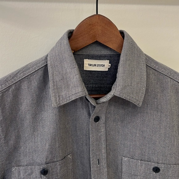 Taylor Stitch Other - Taylor Stitch Utility Shirt - Size 40 - Grey Herringbone